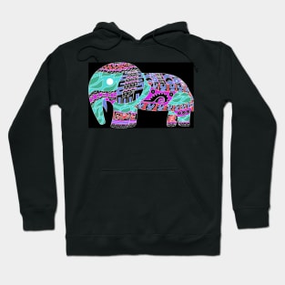 floral totonac elephant in ecopop arts Hoodie